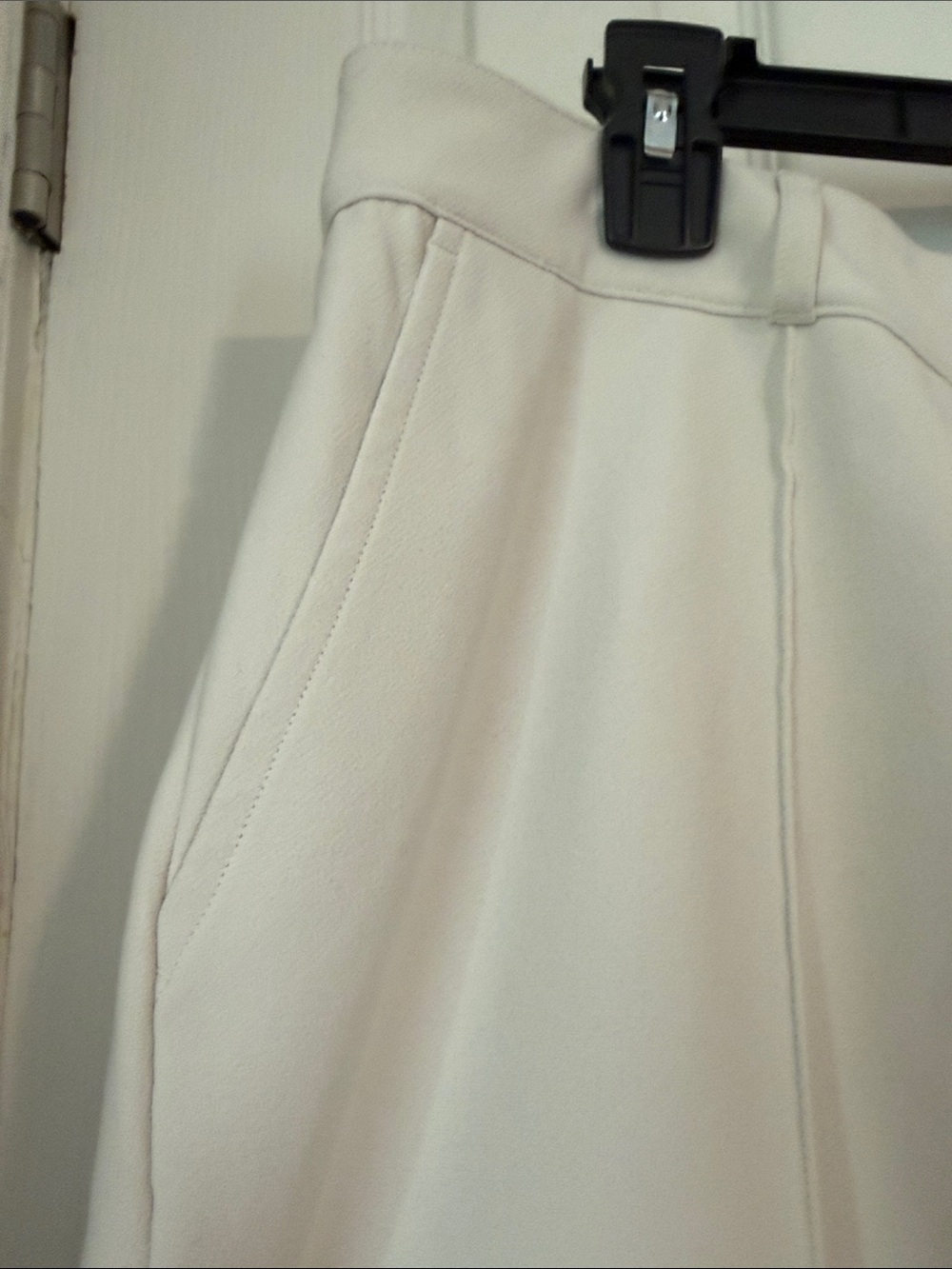 SPANX Cream Wide-Leg Trousers - Picture 6 of 7